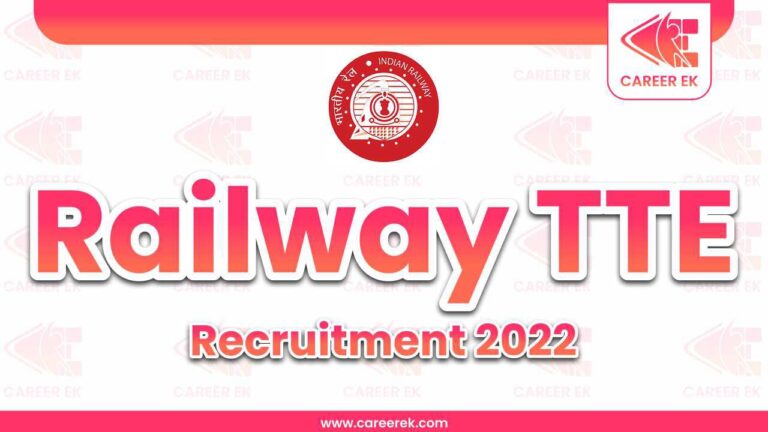 Railway TTE Recruitment 2022
