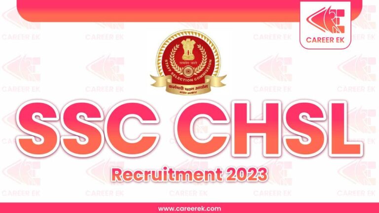 SSC CHSL Recruitment  2023