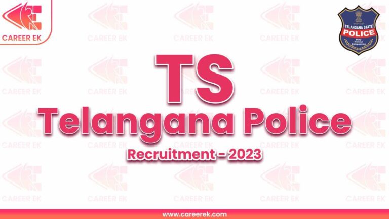 TS Telangana Police Recruitment 2023