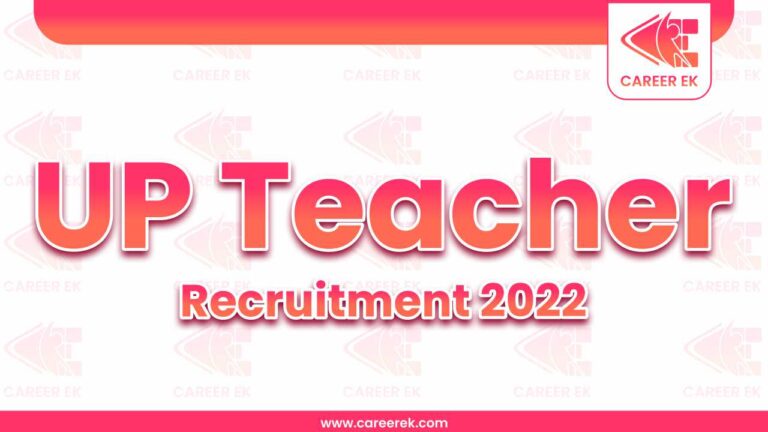 UP Teacher Recruitment 2022