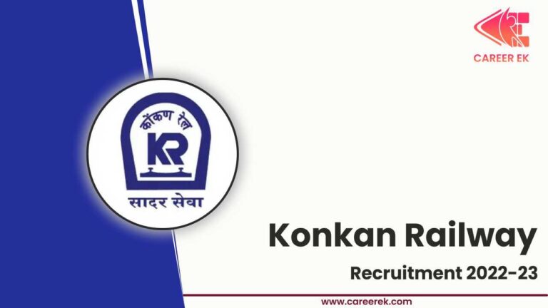 Konkan Railway Recruitment 2022-23 For Jr. Accounts Manager post