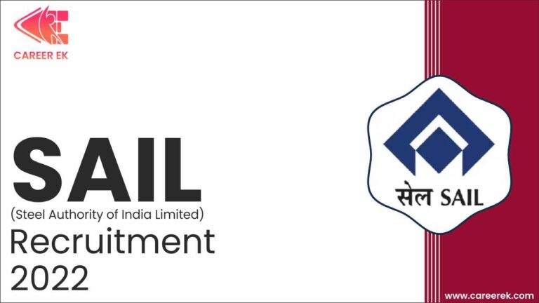 Steel Authority of India Limited (SAIL) Recruitment 2022