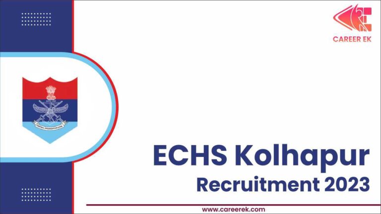 ECHS Kolhapur Recruitment 2023