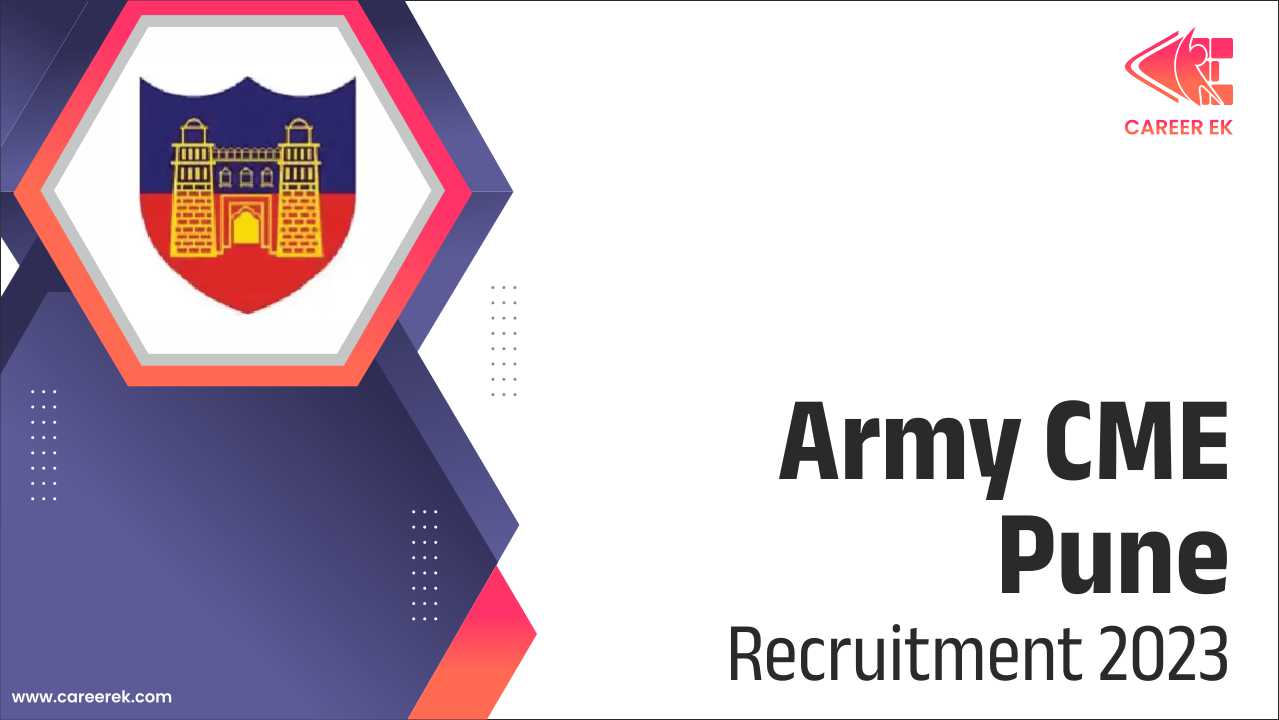 Army CME Pune Recruitment 2023