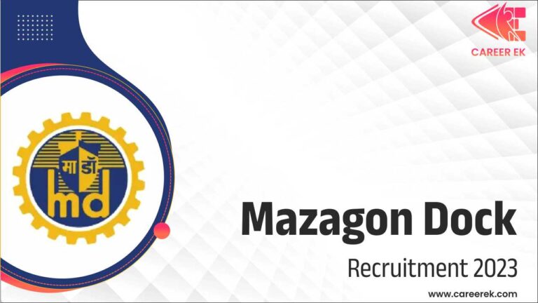 Mazagon Dock Shipbuilders Ltd 2023 Application for 200 Vacancy
