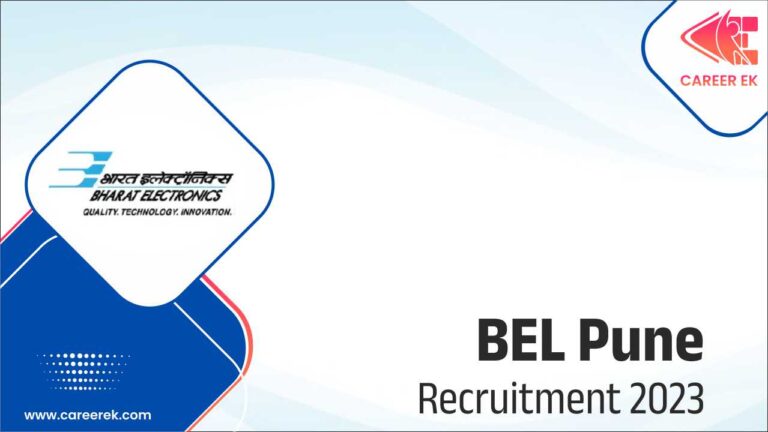 BEL Pune Recruitment 2023