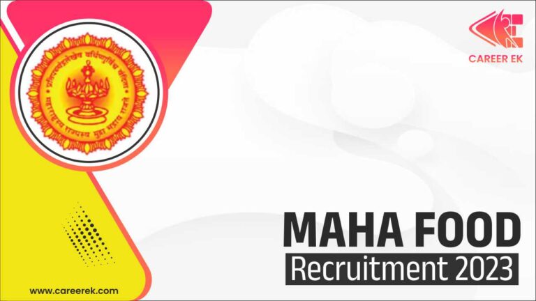 MAHA Food Recruitment 2023