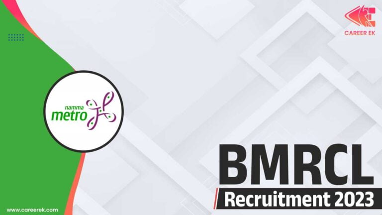 BMRCL Recruitment 2023