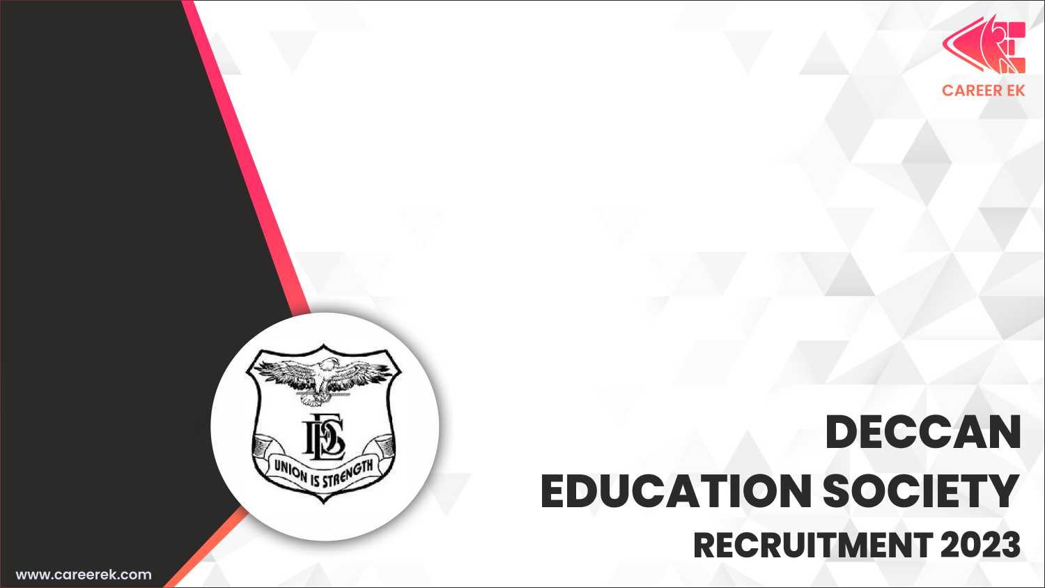 Deccan Education Society Recruitment 2023