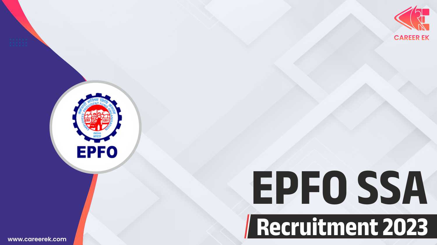 EPFO SSA Recruitment 2023 , Apply Various Posts for 2859 CareerEk