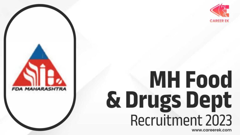 MH Food & Drugs Dept Recruitment 2023