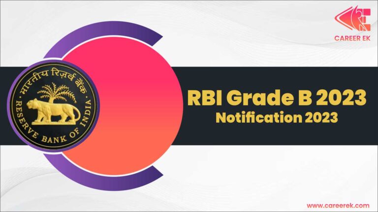 RBI Grade B Recruitment 2023