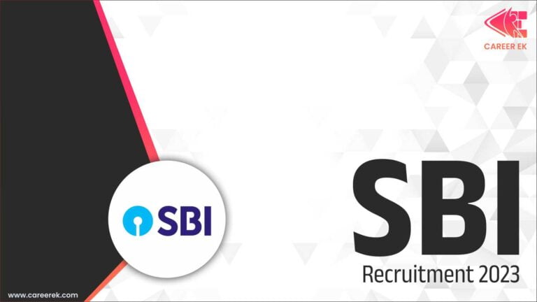 SBI Recruitment 2023