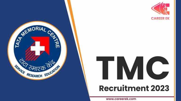 TMC Recruitment 2023, Apply for Scientific Assistant Post