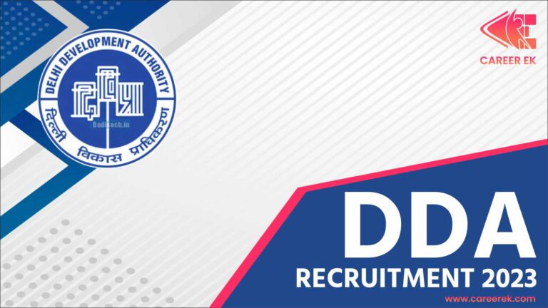 DDA Has Released a Recruitment Notice for 687 Positions for 2023