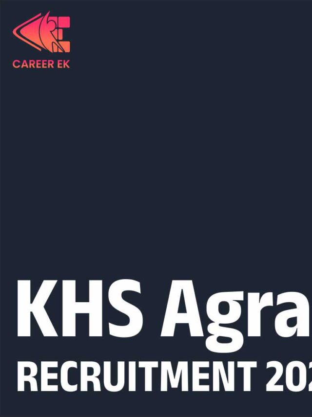 KHS Agra Recruitment 2023