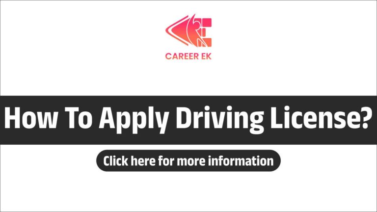 How To Apply for a Driving License