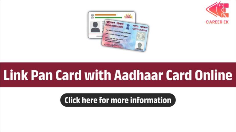 Link Pan Card with Aadhaar Card Online