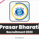 Prasar Bharati Recruitment 2023